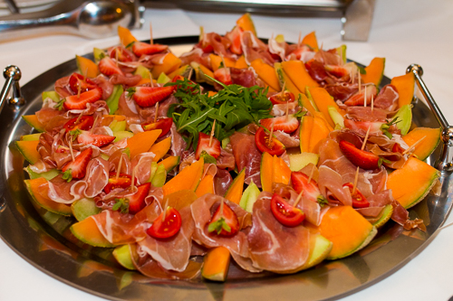 buffet auf der Hochzeit